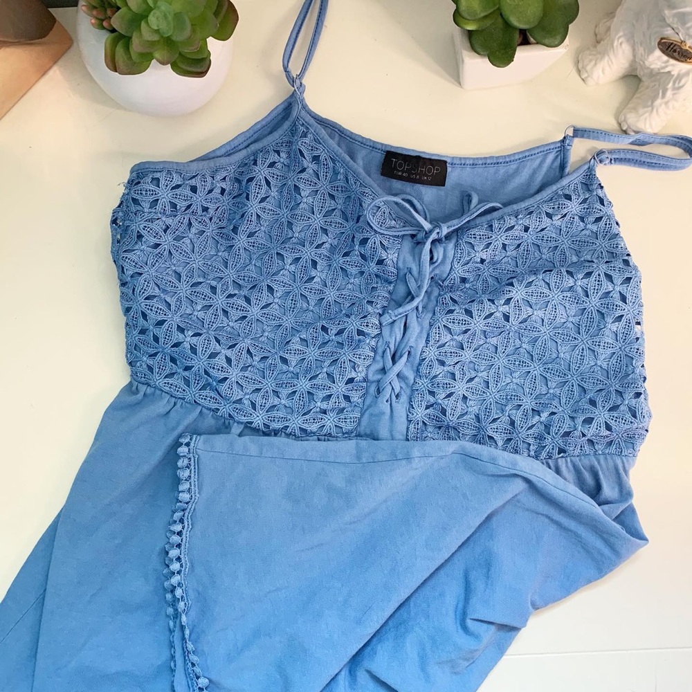 Topshop Blue Dress